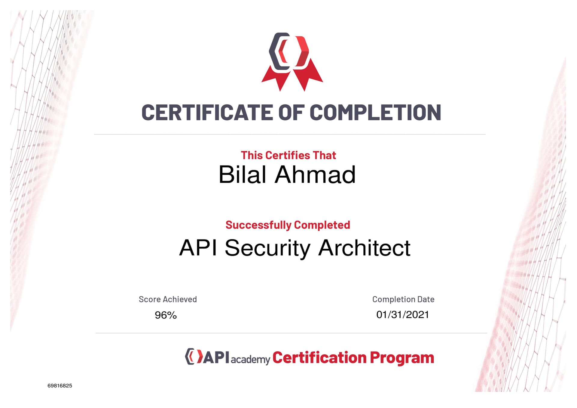 API Architect Certification